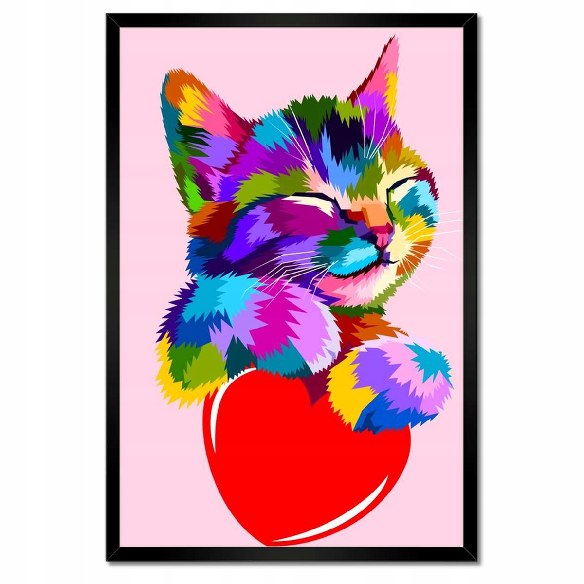 Plakáty v rámu 40x60 Kočka Kotě Kočky Kočka