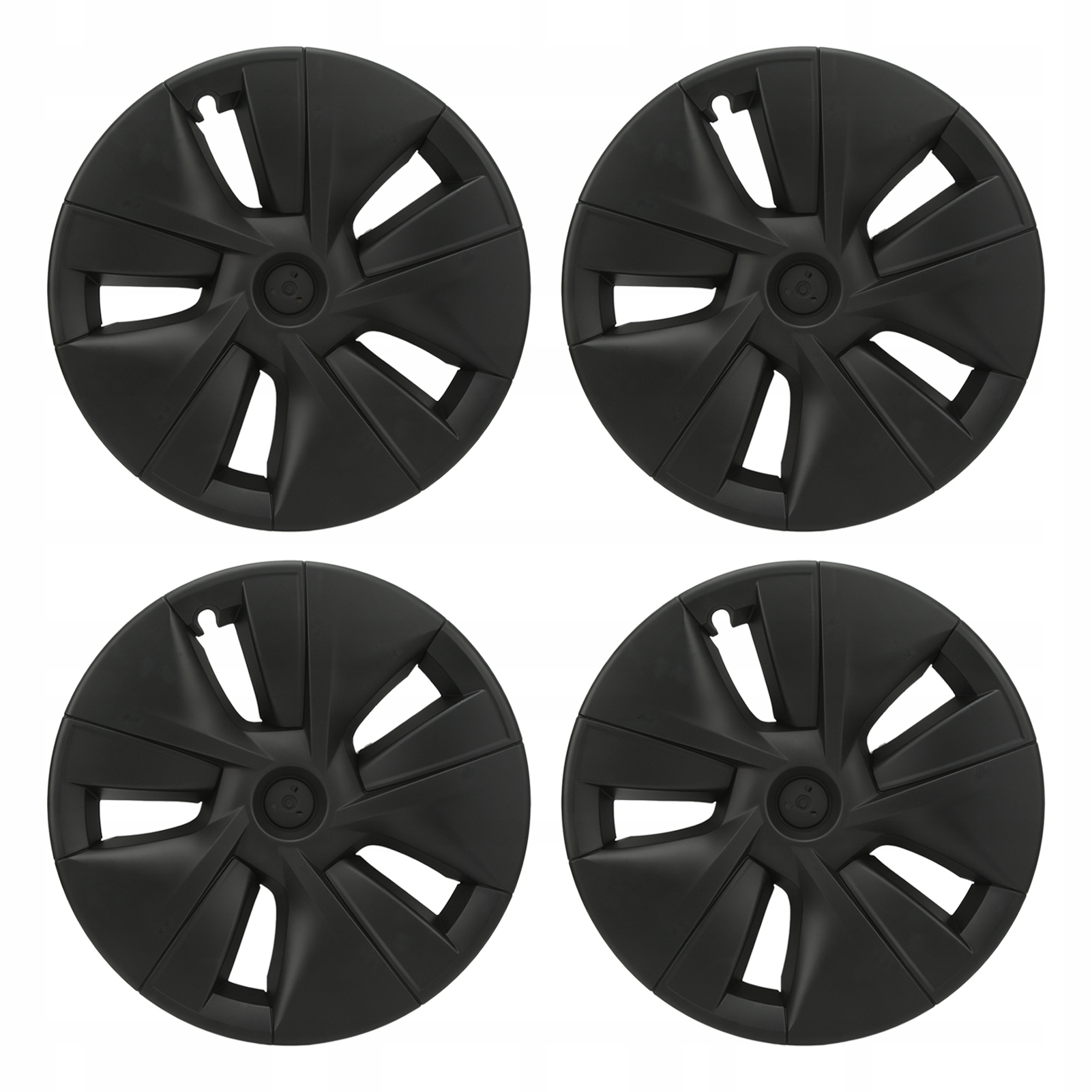 4 шт. 18-дюймовый колпачок ступицы колеса матовый черный