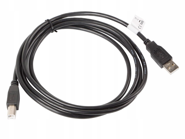 KABEL DO DRUKARKI SKANERA USB A-B Przewód 1,8m Kod producenta CA-USBA-10CC-0018-BK