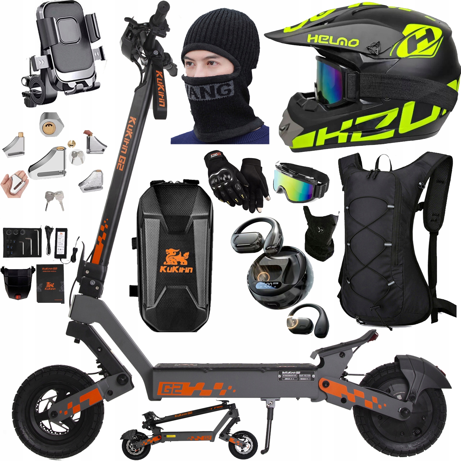 KuKirin G2 Skládací Elektrické Vozidlo 48V 15AH 800W 45KM/H 55KM Pl dárky