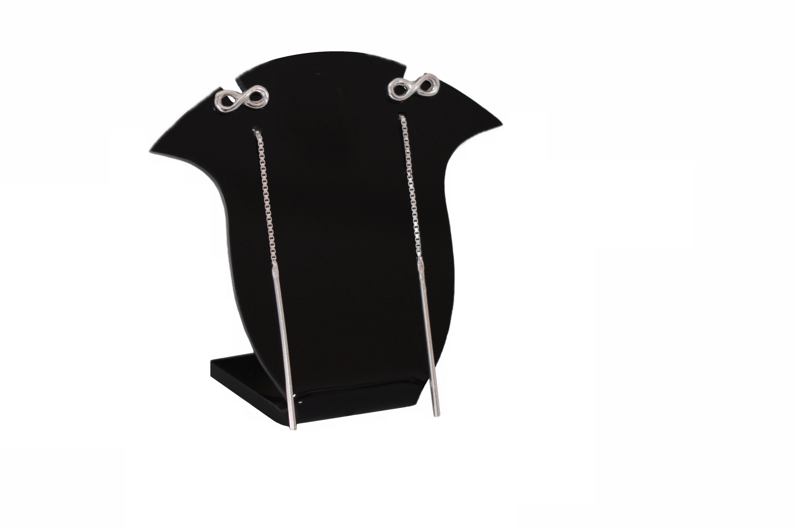 

Srebro Kolczyki Przekładane Celebrytki Infinity