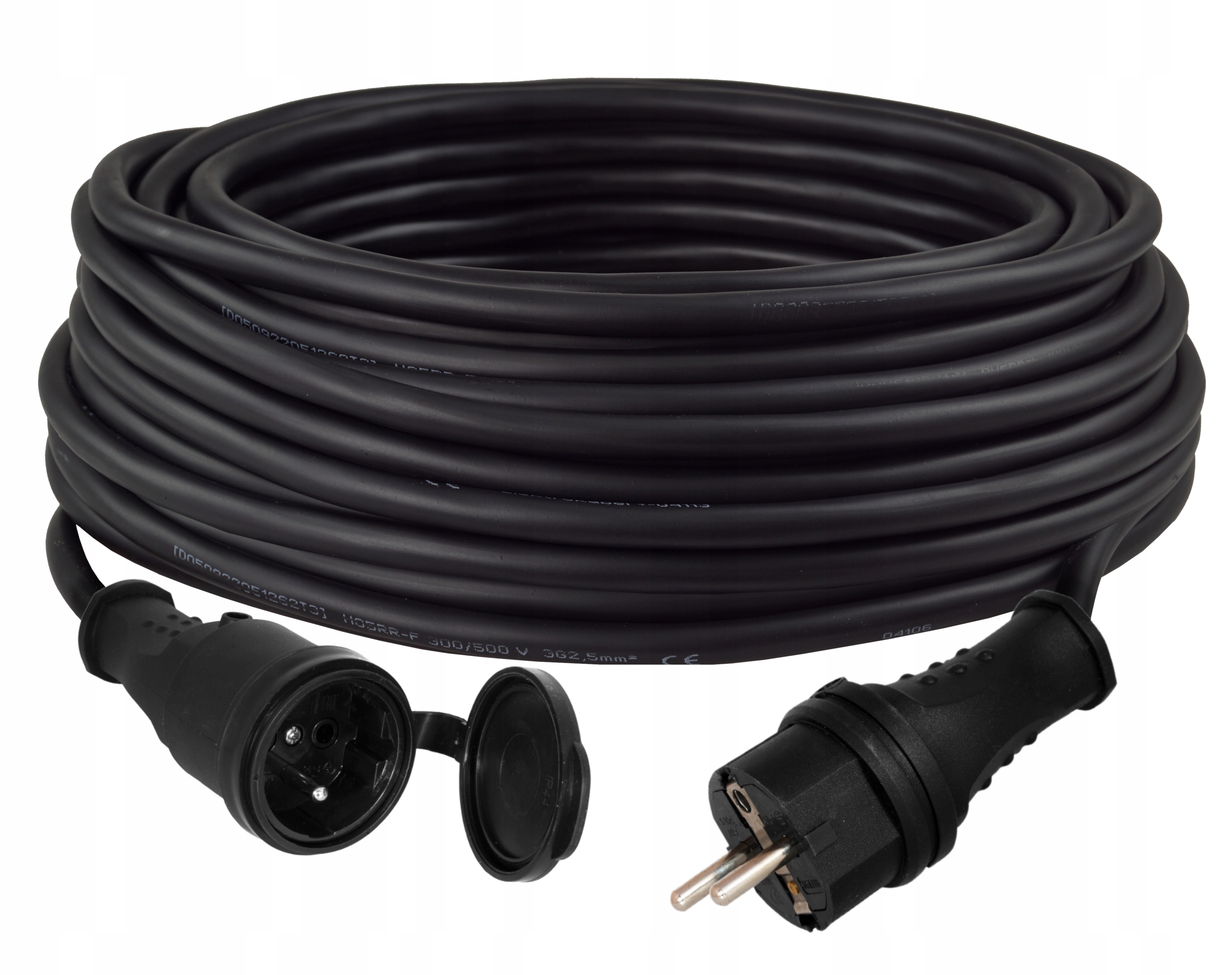 POLSKI PRZEDŁUŻACZ GUMOWY BUDOWLANY 25M 3x2,5 OW 1