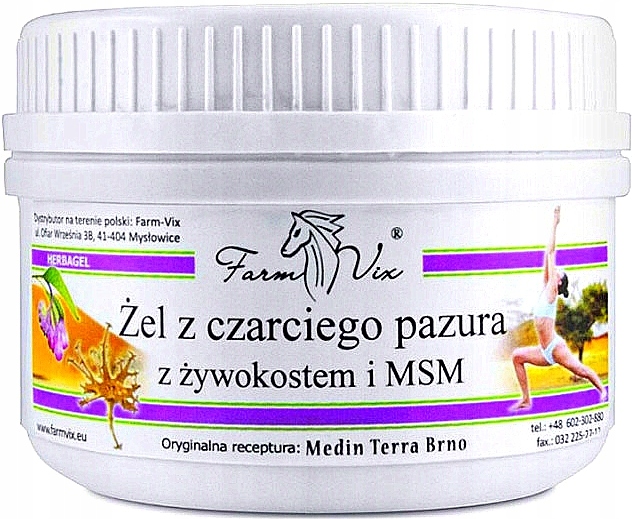 

Żel Czarci Pazur Z Żywokostem I Msm 350ML Farm-vix