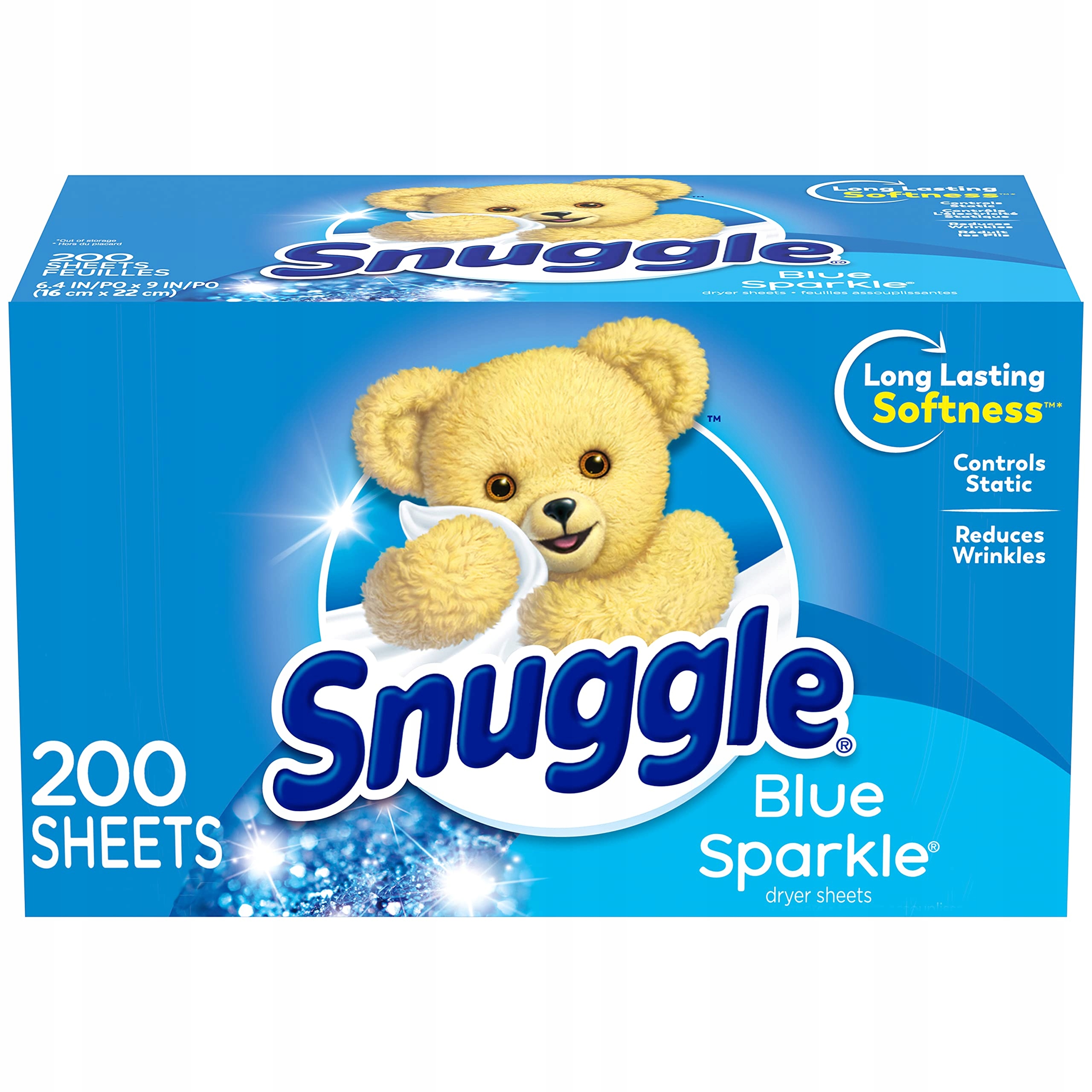 Levně Snuggle Blue Sprarkle Ubrousky do sušičky 200ks