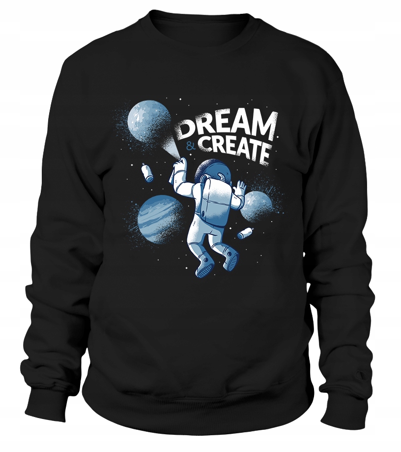 Pánská Mikina Dream and Create Černá L pro muže, muže a muže