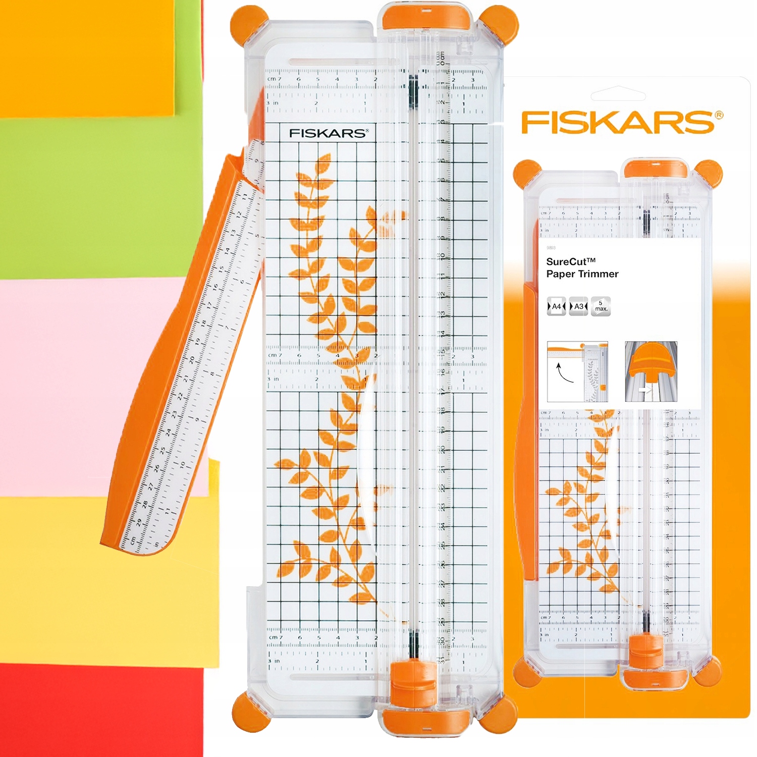 Trymer ręczny Fiskars do papieru A4