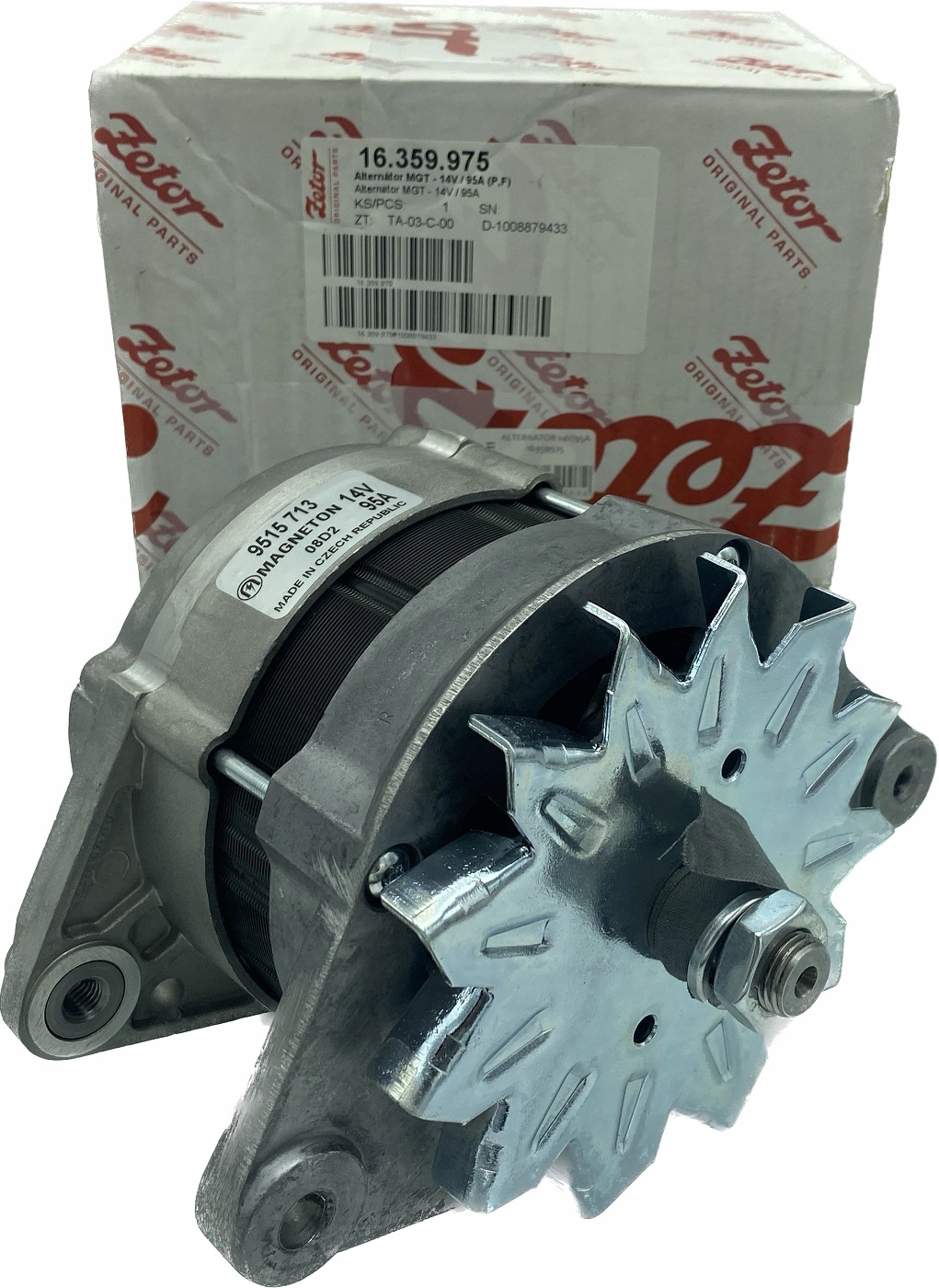 ГЕНЕРАТОР ZETOR 14V / 95A 16359975 MAGNETON