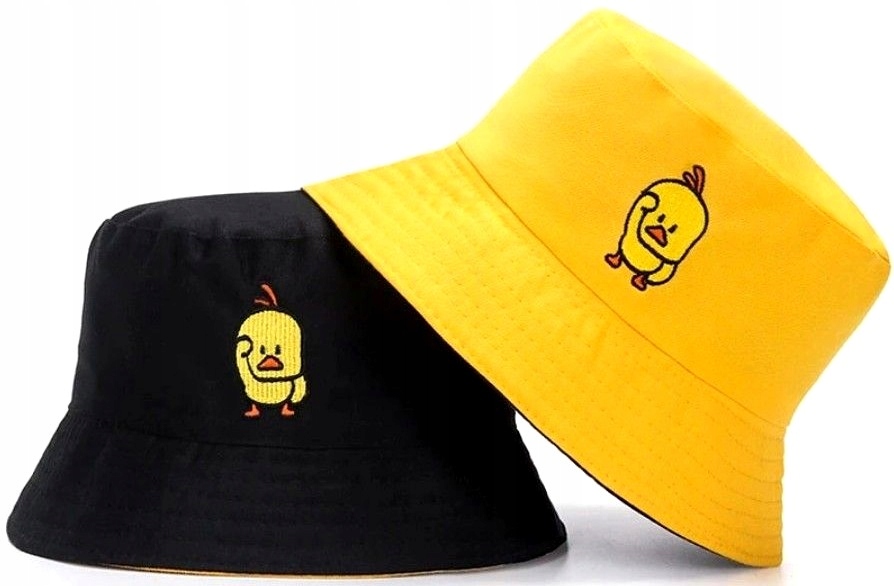 

Kapelusz Czapka Bucket Rybacki dwustronny kurczak