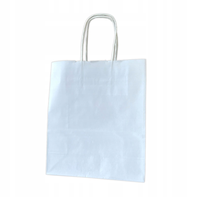 Torba torebka papierowa biała Prezent Upominek