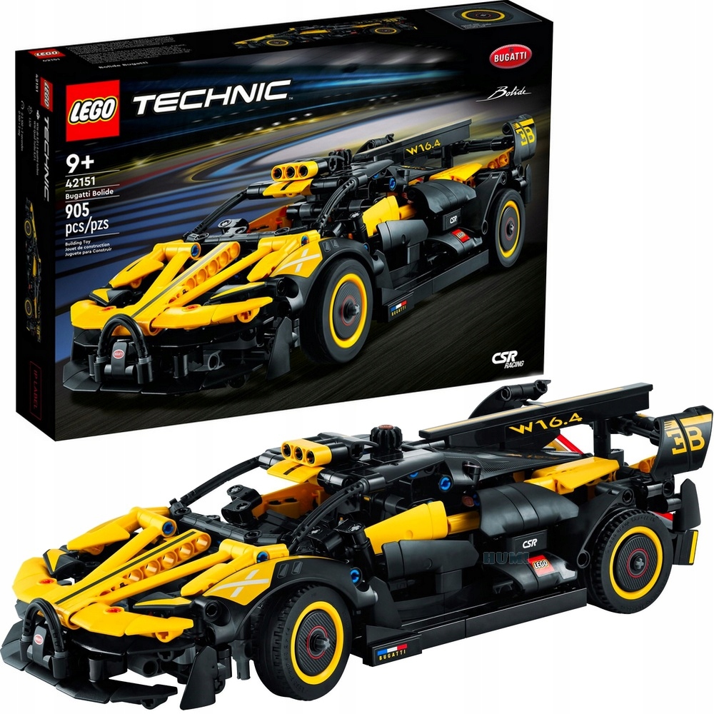 

Lego Klocki Technics 42151 Samochód Bolid Bugatti