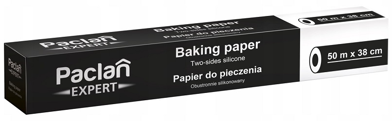 Papier do Pieczenia PACLAN EXPERT Silikonowany 50m x 38cm do 220°C Marka Paclan