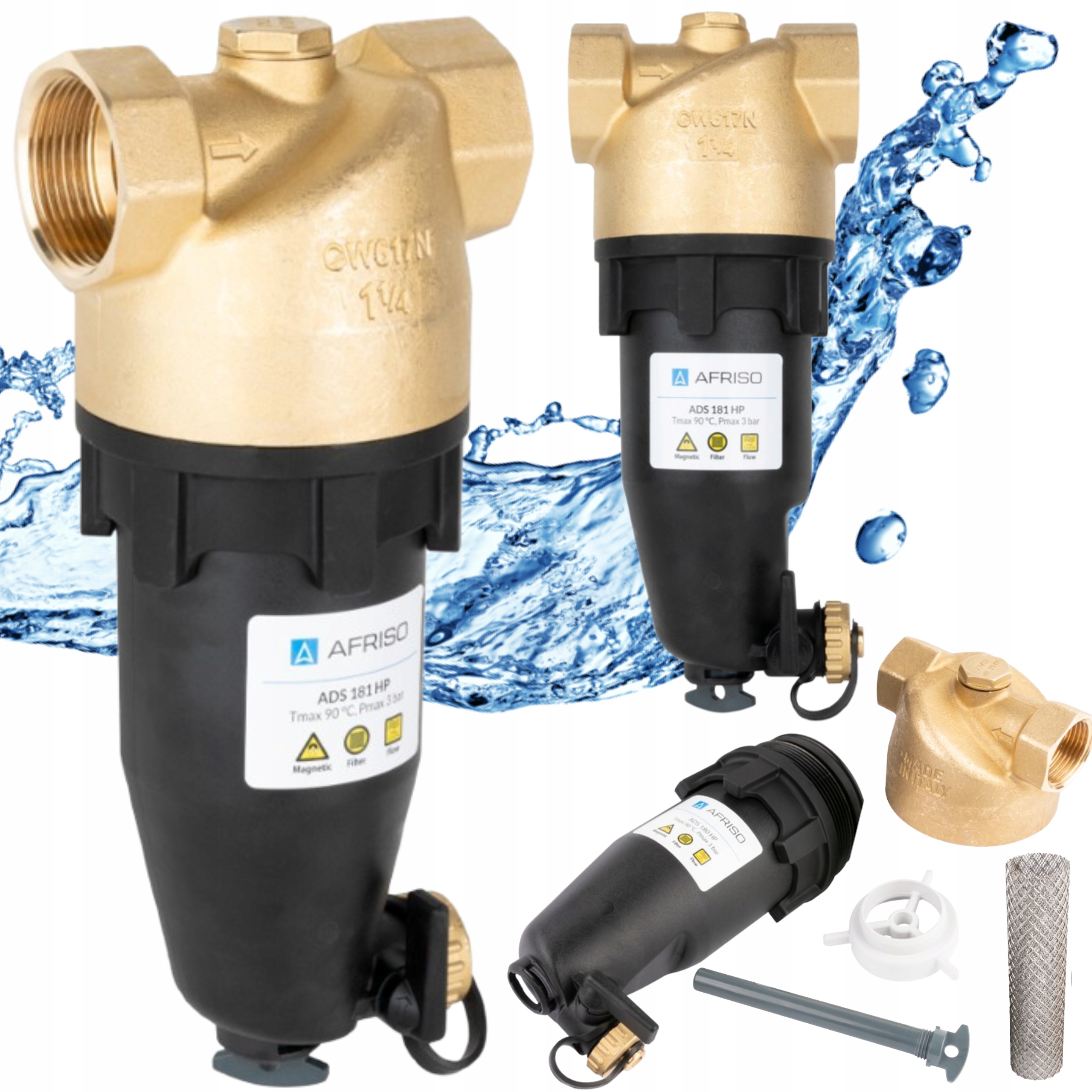 Separátor Magnetického Filtra Nečistôt Pre Tepelné Čerpadlá 5/4 Afriso ADS181