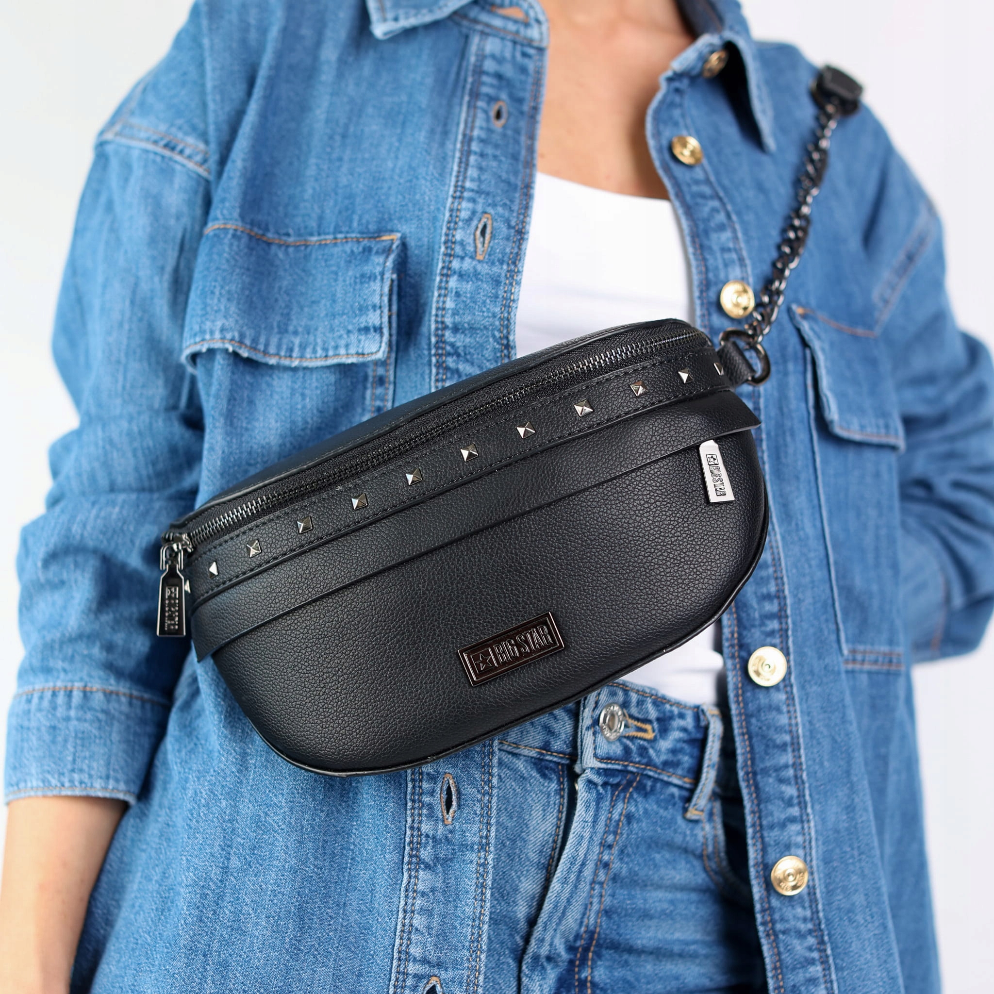 Torebka/nerka damska BIG STAR KK574039 Wysokość 25 cm