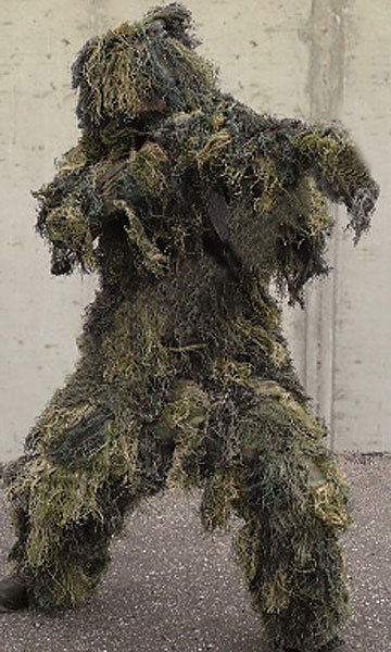 Maskovací oblek Ghillie Suit Woodland Mil-Tec 11962020 Anti fire M/L