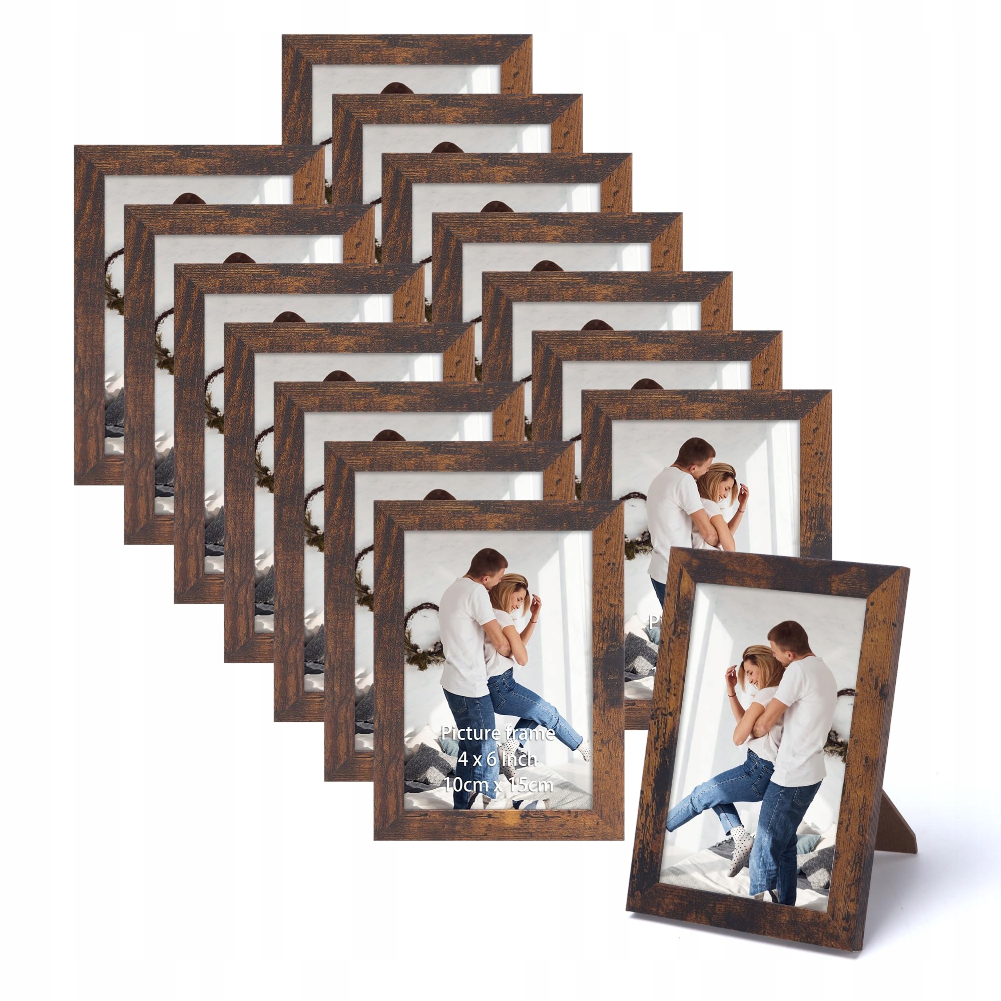 Horlimer 15-pack rámeček na fotografie 10 x 15 cm, hnědý