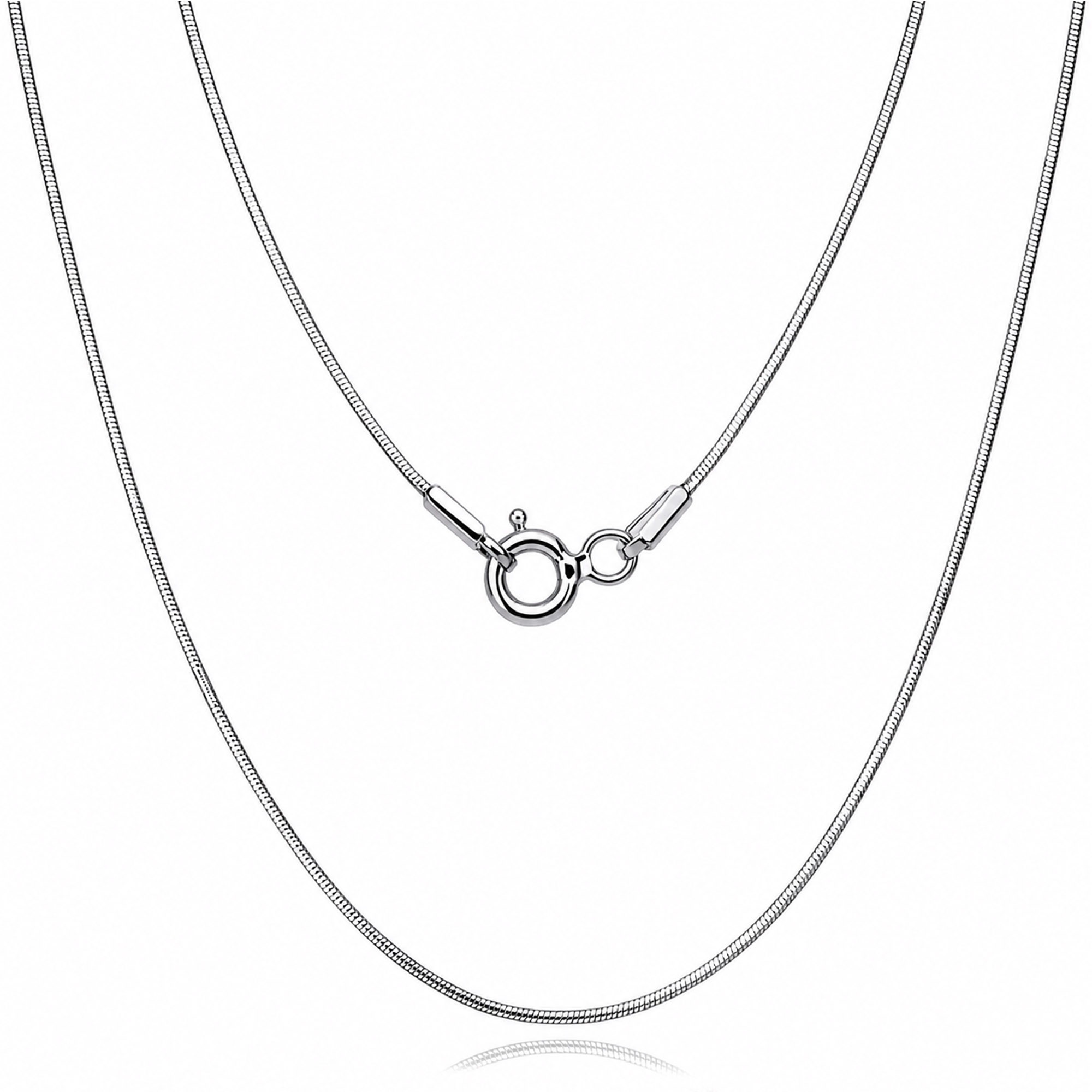 Stříbrný Řetízek 925 Dámský vlasec pro muže 0.8 mm 60 cm