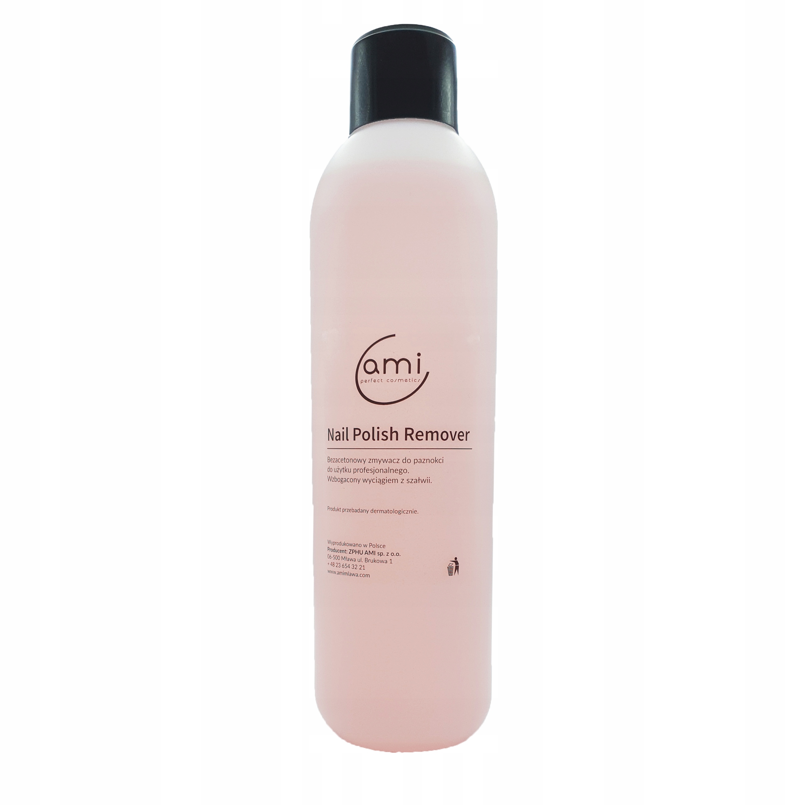 Zmywacz do Paznokci z wyciągiem z Szałwii o zapachu Truskawkowym - 1000 ml