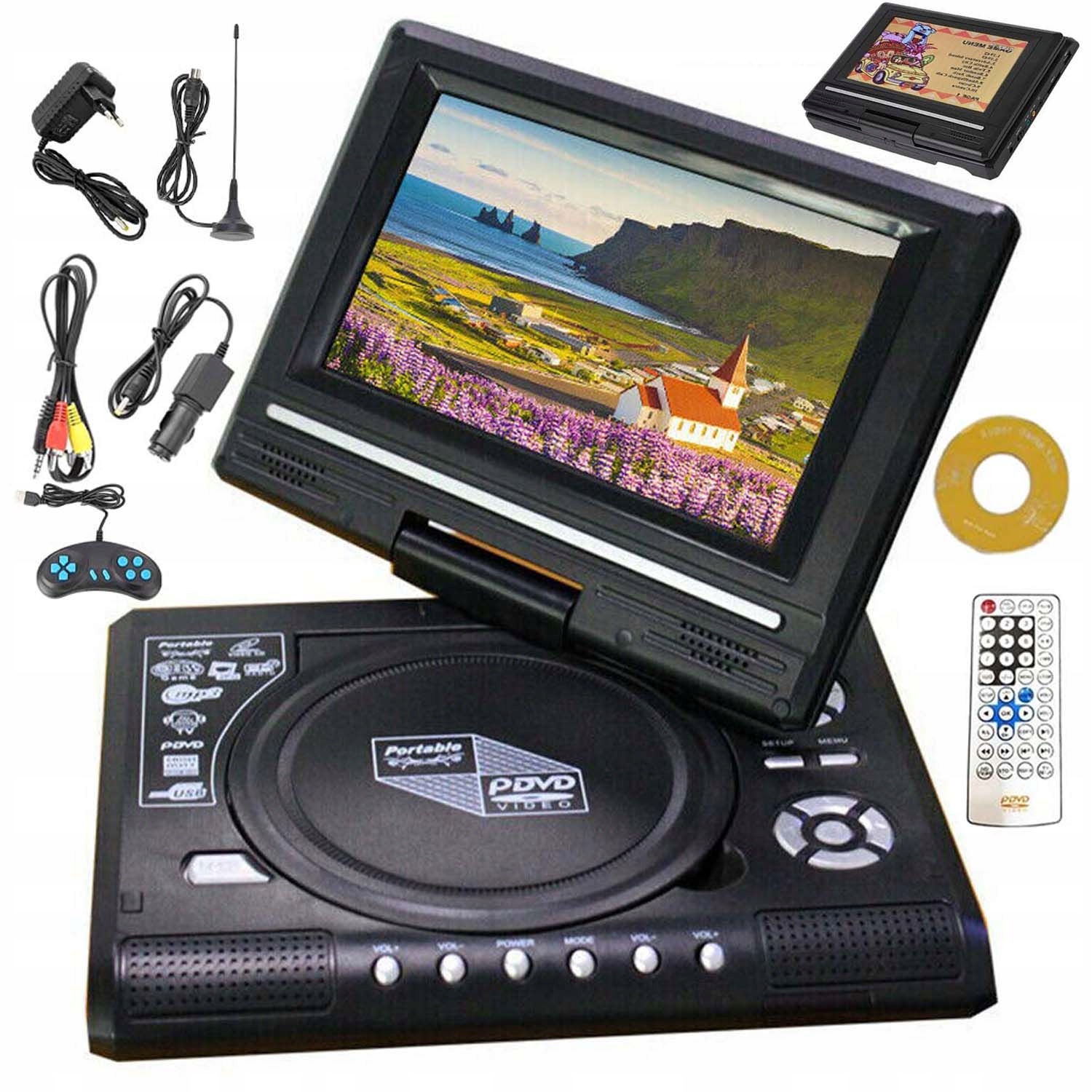 Портативный DVD - плеер GOMEDIA TNT-780