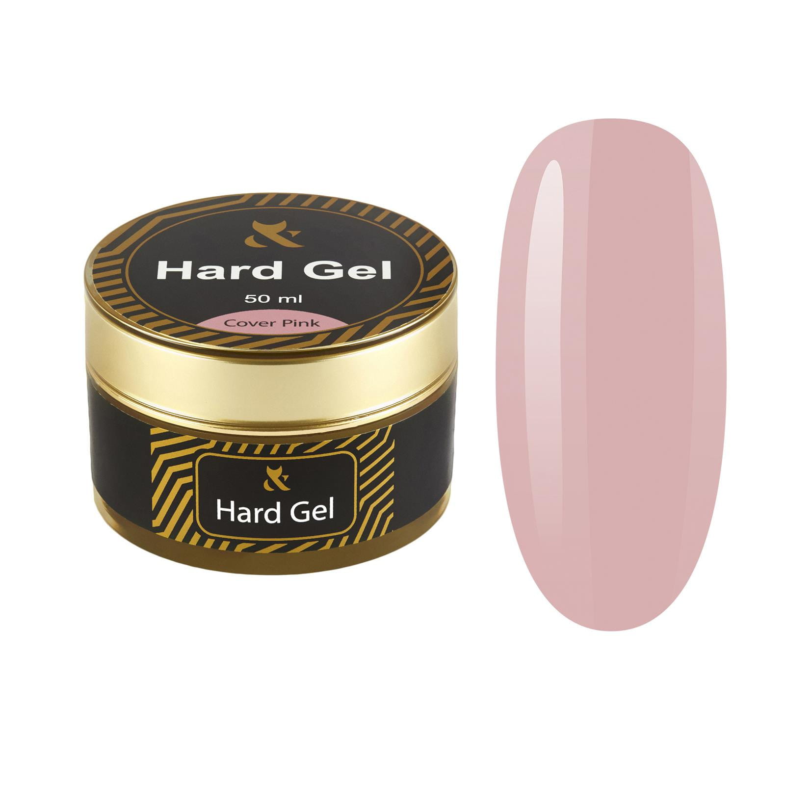 F.o.x Hard Gel Cover Pink 50 ml – Stavební gel na prodlužování nehtů