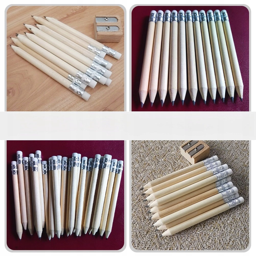 OŁÓWKI GOLFOWE MINI KRÓTKIE 50 SZT Marka bez marki