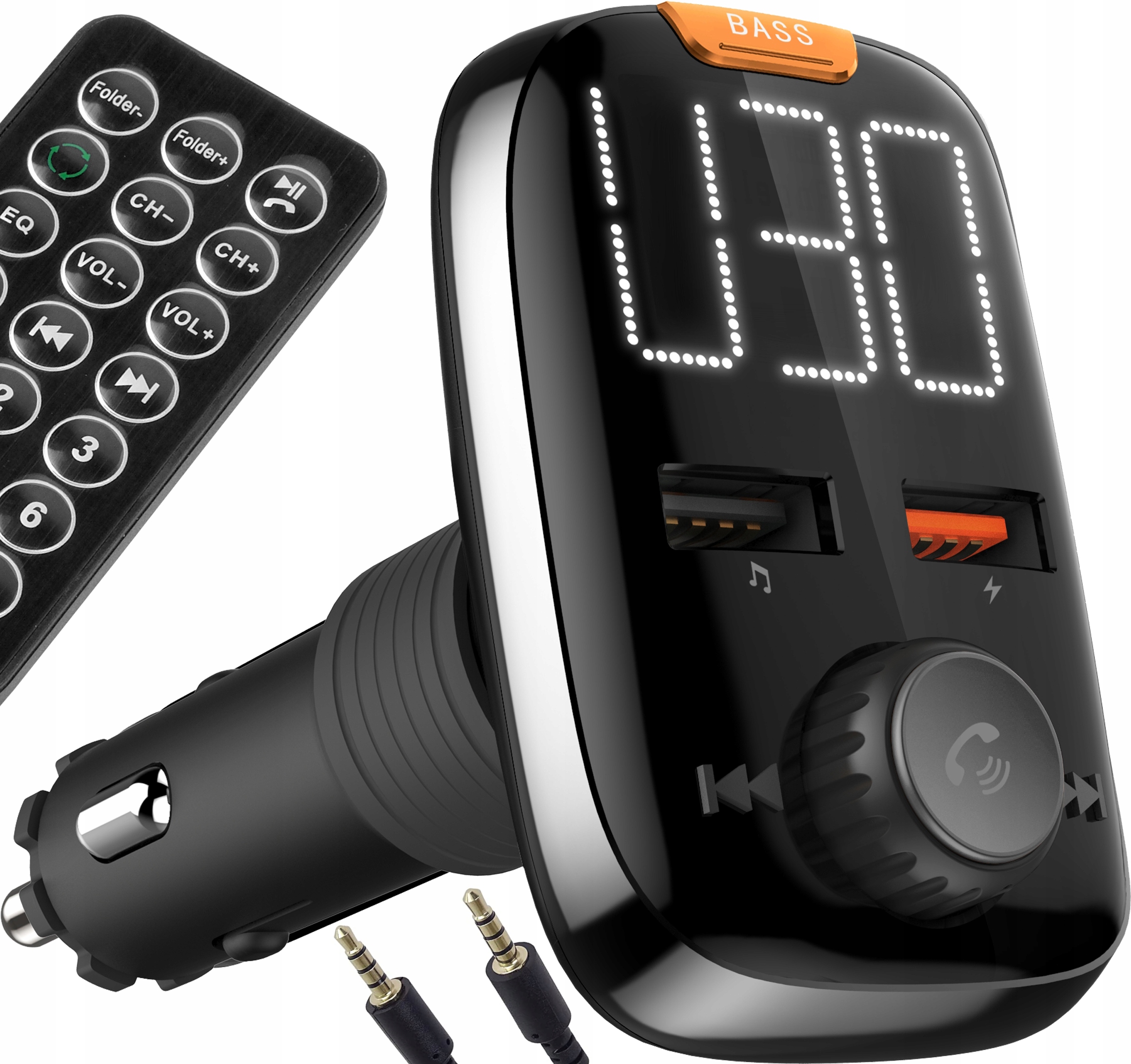 

Transmiter Fm Bluetooth Szybka Ładowarka Qc Usb Pd