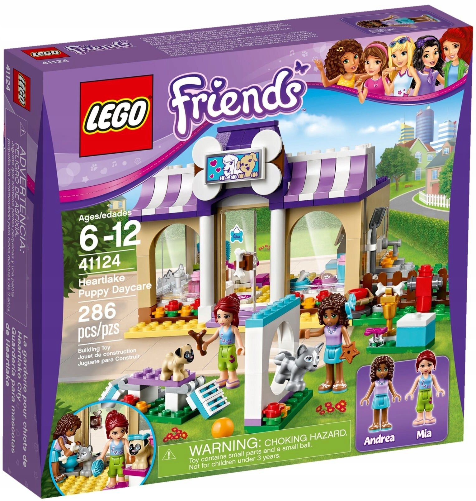 Lego Friends 41124 Mateřská školka pro štěňata v městečku Heartlake Nové