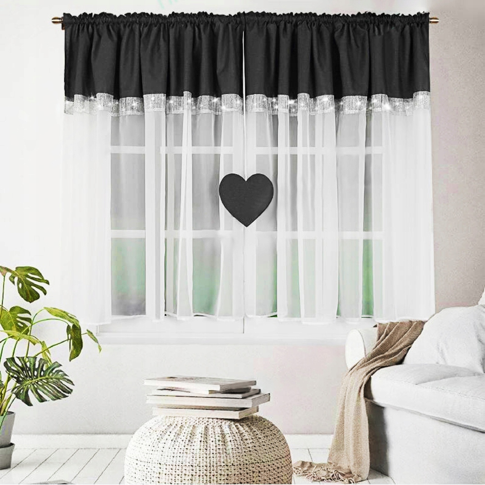 FIRANKA GOTOWA CYRKONIE AŻUR FIRANY PANELE WOAL Rodzaj Firana pojedyncza