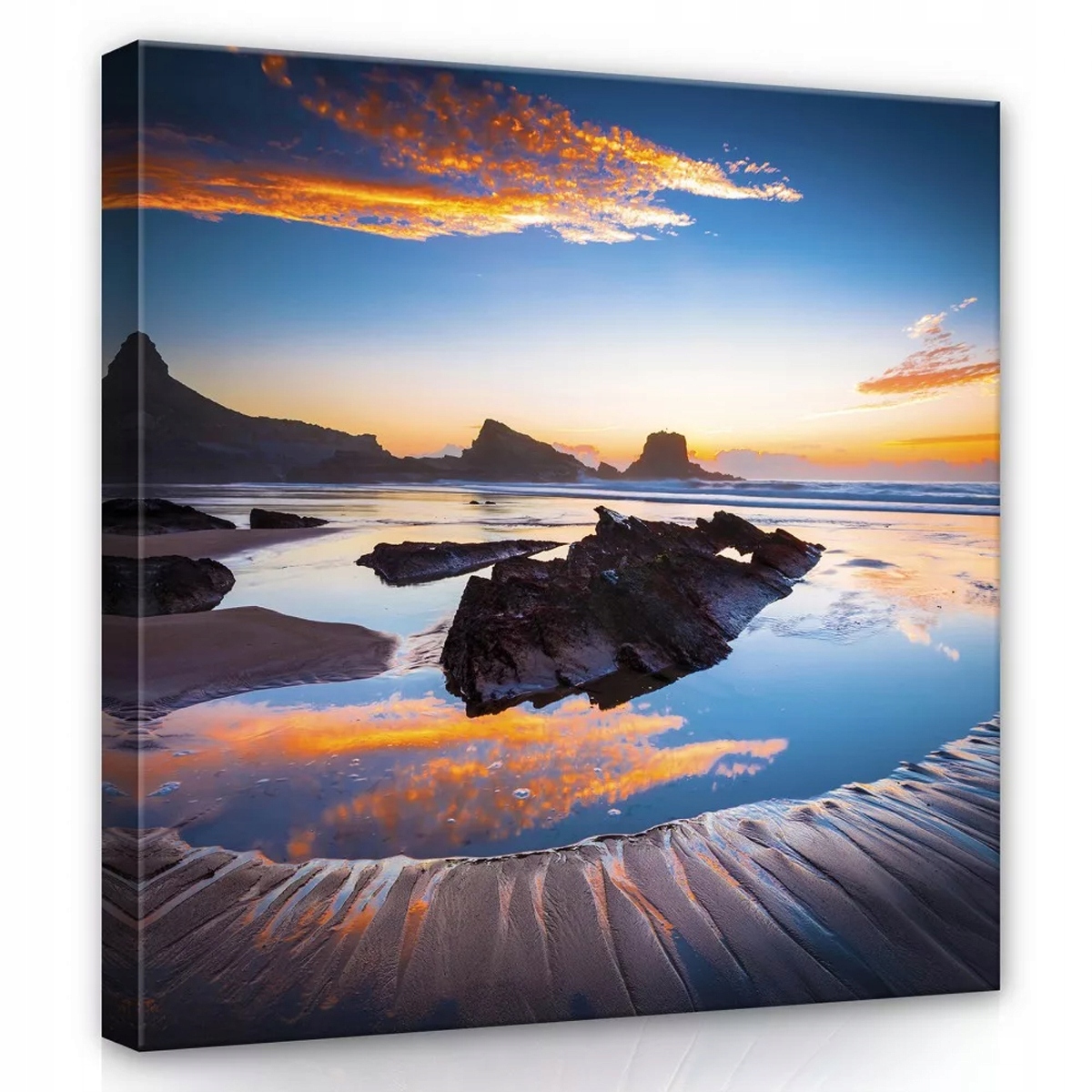 Obraz Na Plátně Canvas 80x80 Zátoka Hory Pohled