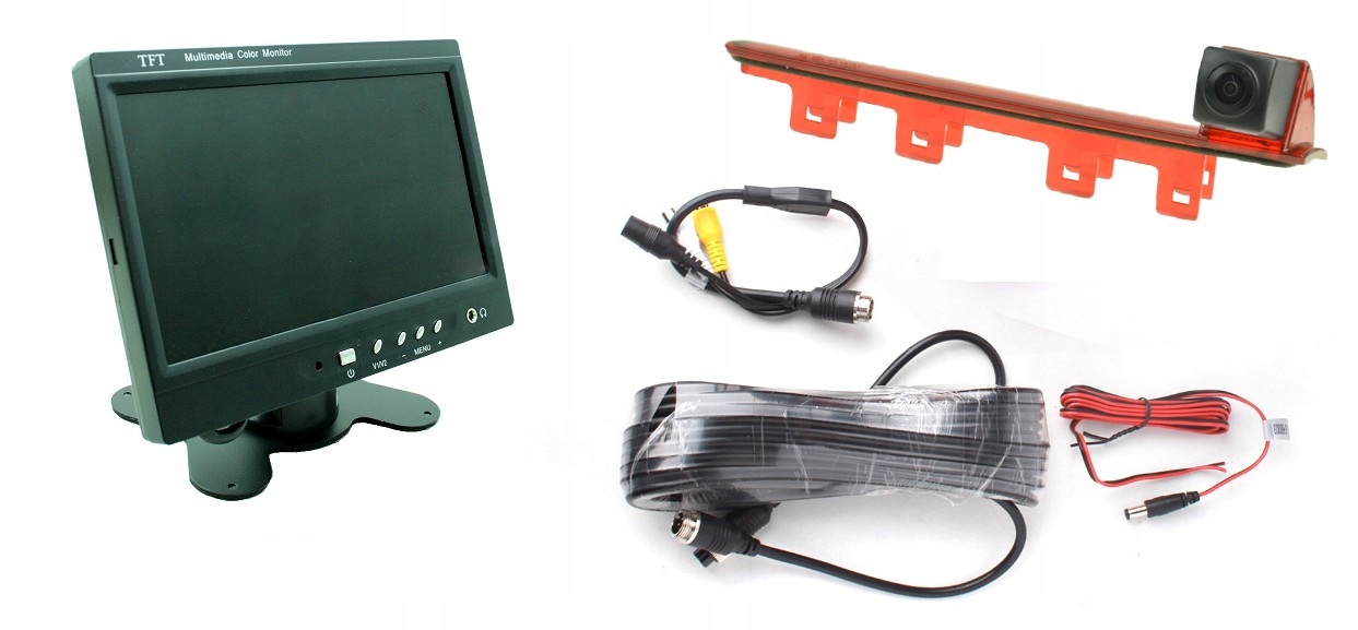 Sada Monitor Do Auta Ahd Cúvacia Kamera Ahd Vw T5 Fl T6 Ahd