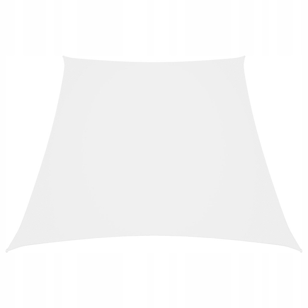 Ochranná plachta Uv a voděodolná, bílá, tkanina Oxford, 2/4 x 3 m, trapézová