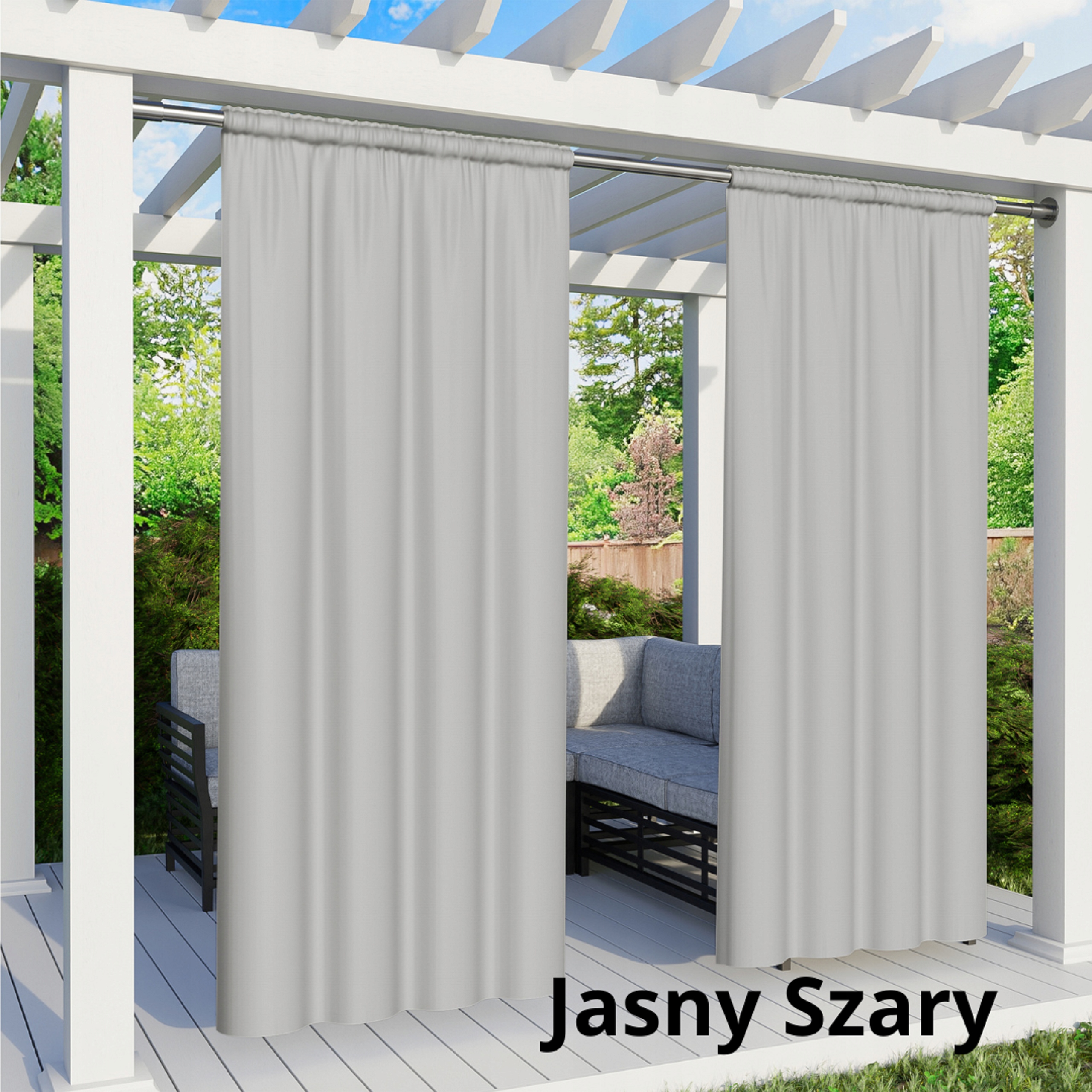 ZASŁONY WODOODPORNE OGRODOWE 155x180 TUNEL PERGOLA ZASŁONA ZEWNĘTRZNA TARAS EAN (GTIN) 5905575583215