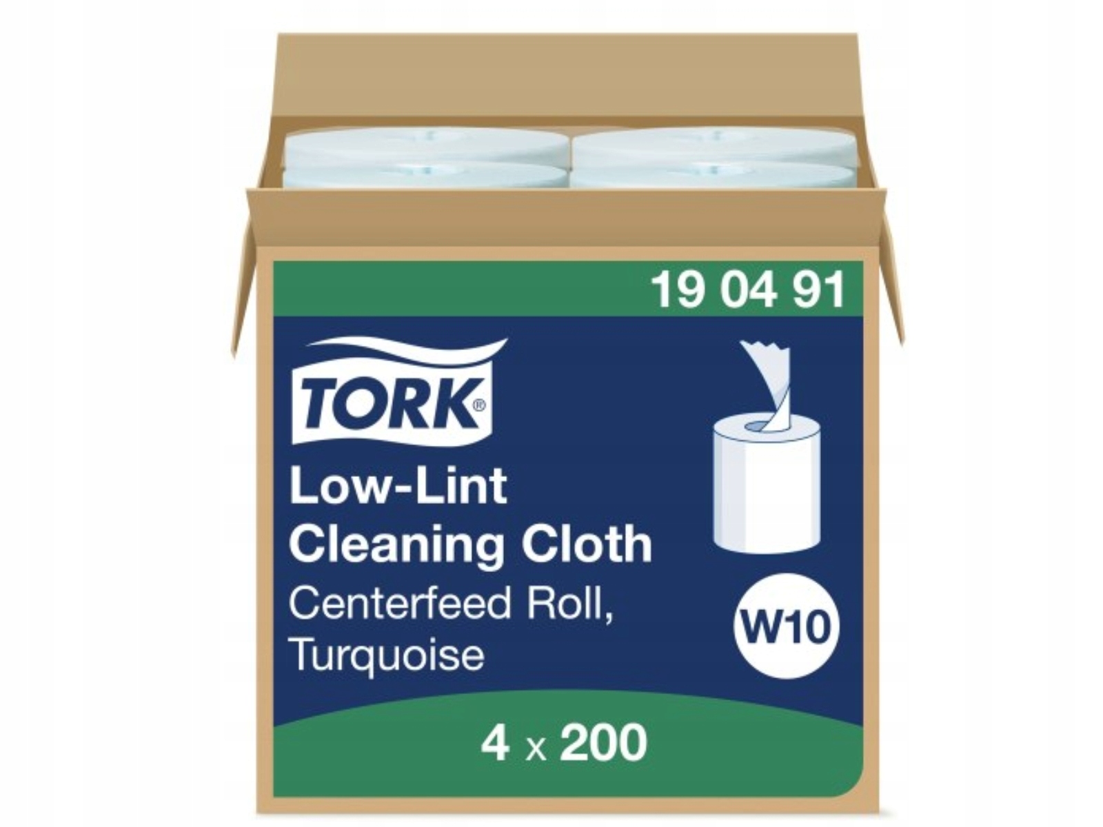 Czyściwo TORK 190491 Niskopylne Seledyn wkład