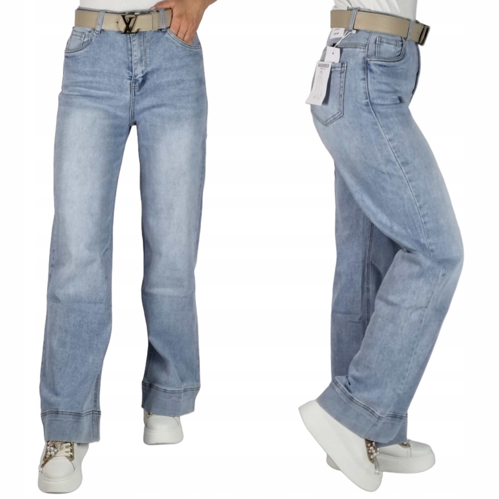 Spodnie Jeansowe Szerokie Goodies Plus Size 44/2XL