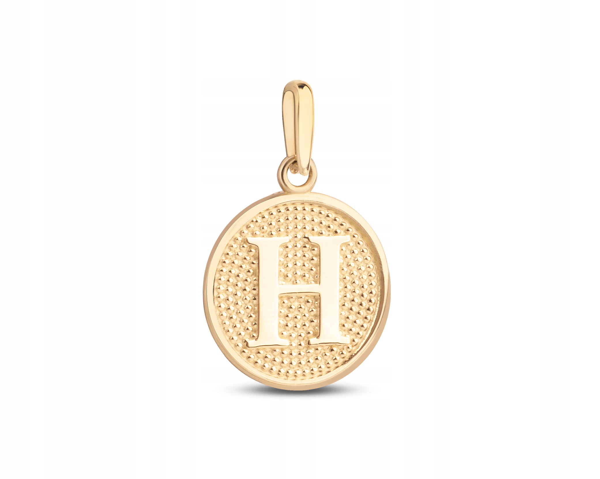 ZŁOTA WYJĄTKOWA ZAWIESZKA MEDALIK LITERKA H 333 Rodzaj Klasyczne Wyrób jubilerski