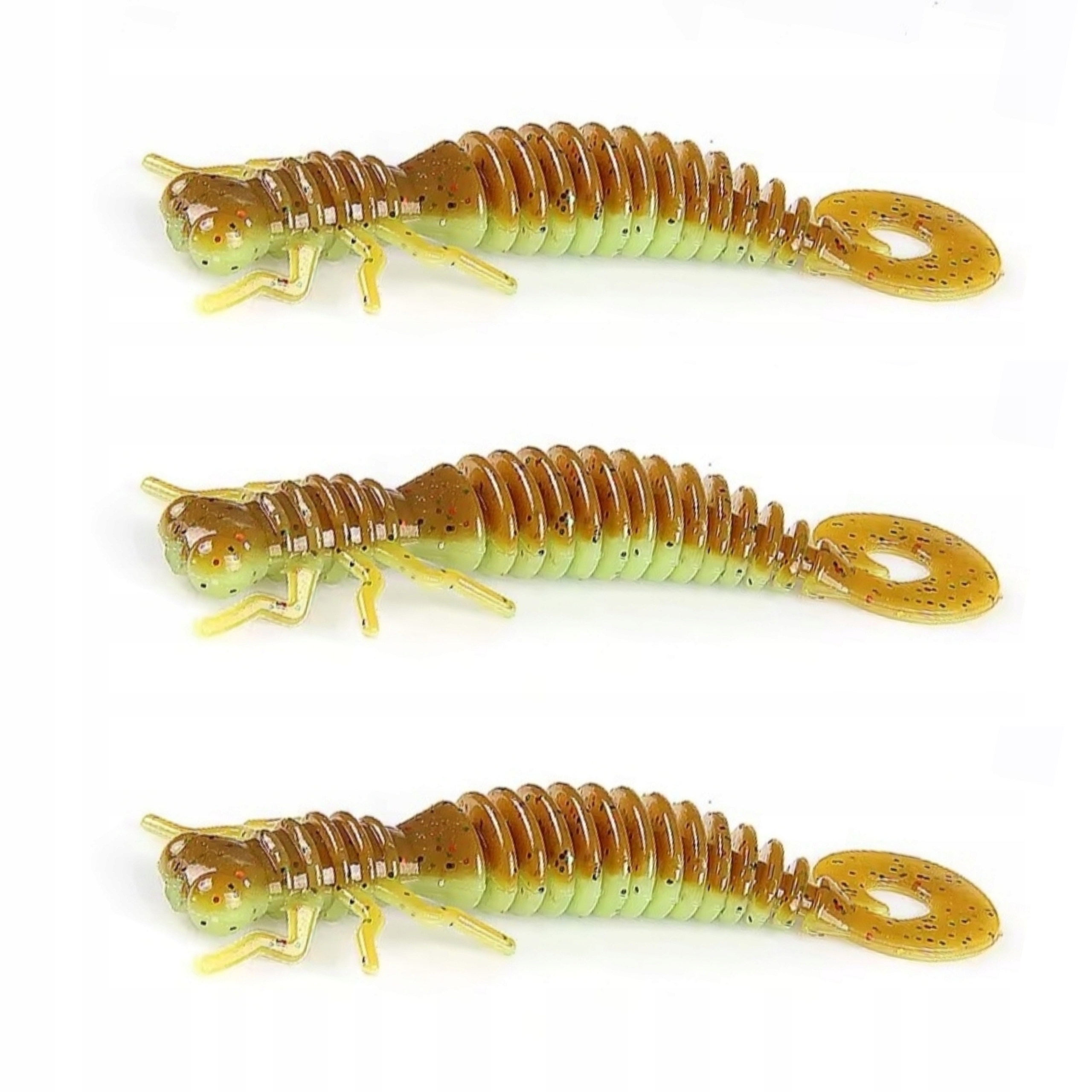 Larwa Lux Miękka Przynęta Z Ogonkiem Twister 5cm 3 sztuki