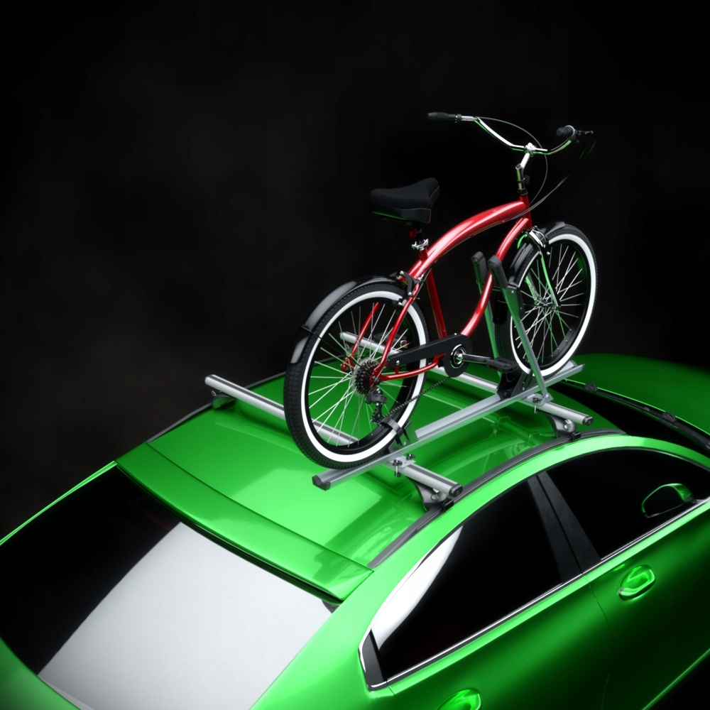 BAGAZNIK DACHOWY NA ROWER UCHWYT ROWEROWY NA DACH Anti theft protection yes