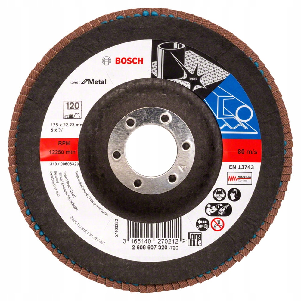 

Bosch 2608607320 Ściernica Listkowa Inox 125X120