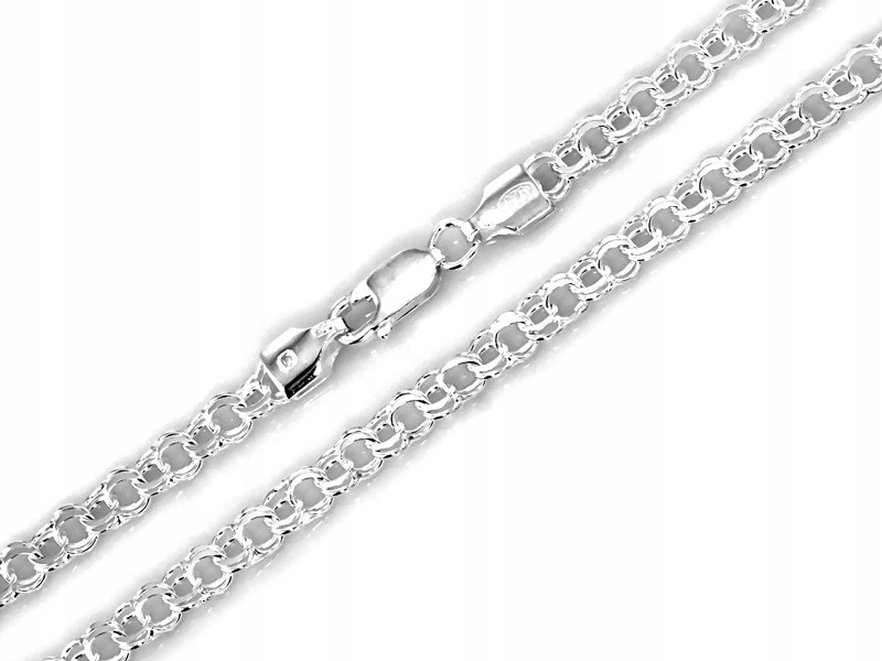 Pánský řetízek stříbro 925, vazba garibaldi, značkový elegantní design, r55