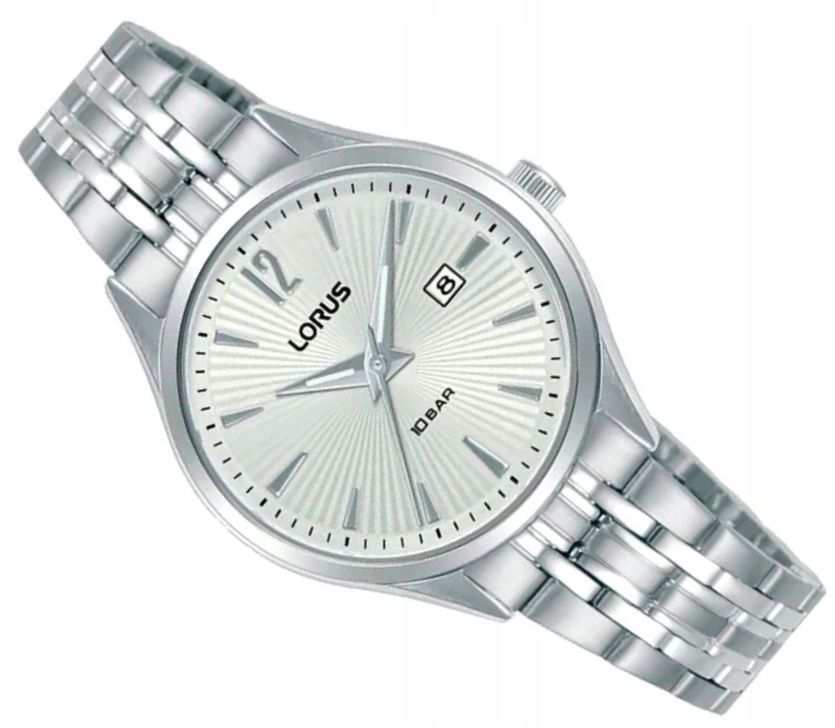 Stříbrné Dámské Klasické Elegantní Vodotěsné Hodinky Lorus RJ201CX9