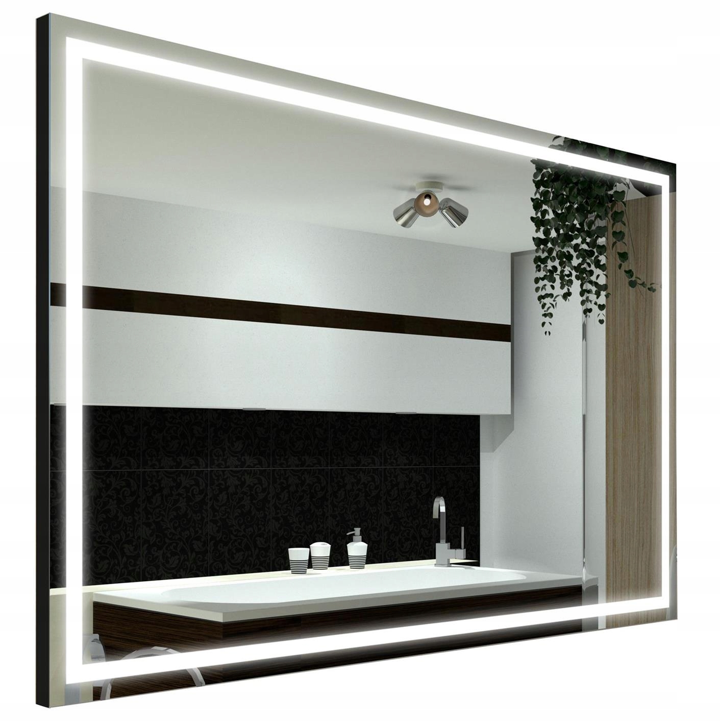Zrcadlo Atlanta LED s krytem 100x80 cm za 6640.00CZK - Allegro