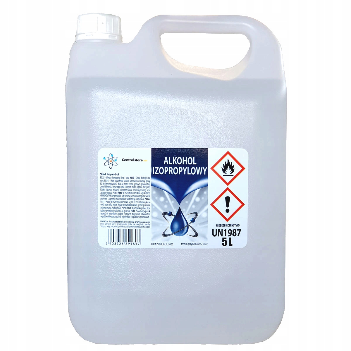 

Ipa Czysty Alkohol Izopropylowy Izopropanol 99% 5L