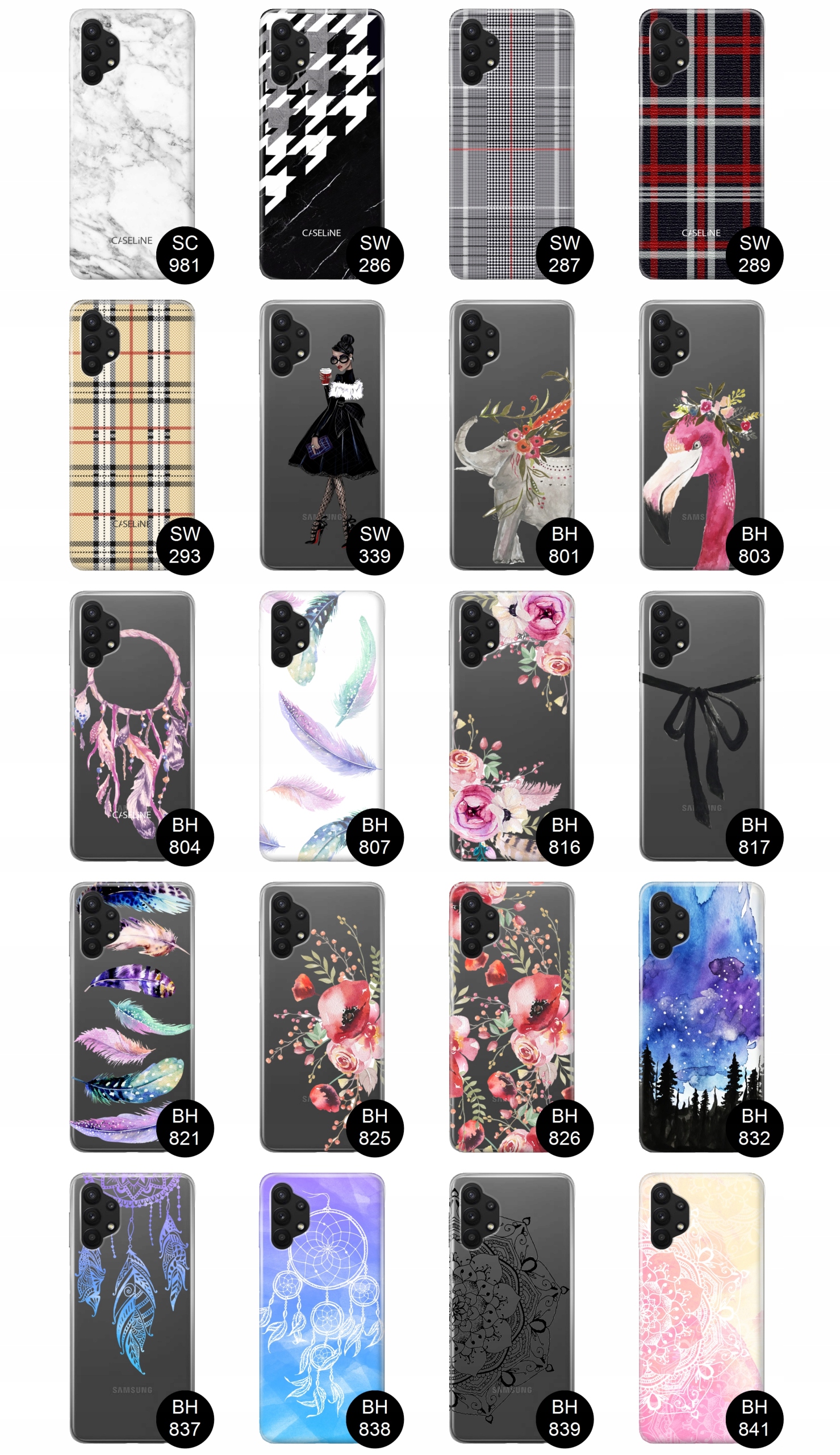 Etui do Samsung A32 5G case wzory guma