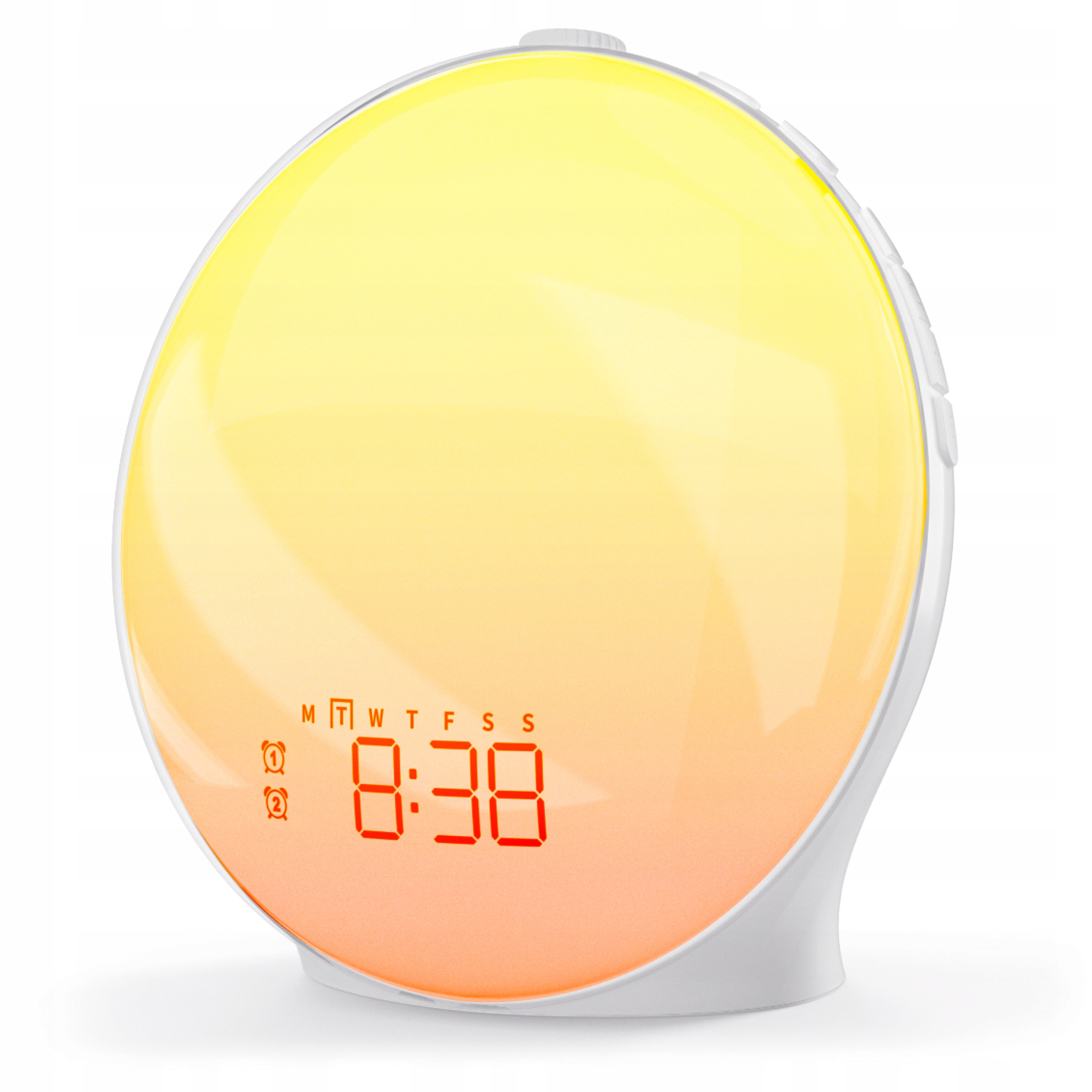 Světelný budík Sunrise Pro s simulací východu slunce Radio Usb nabíječka