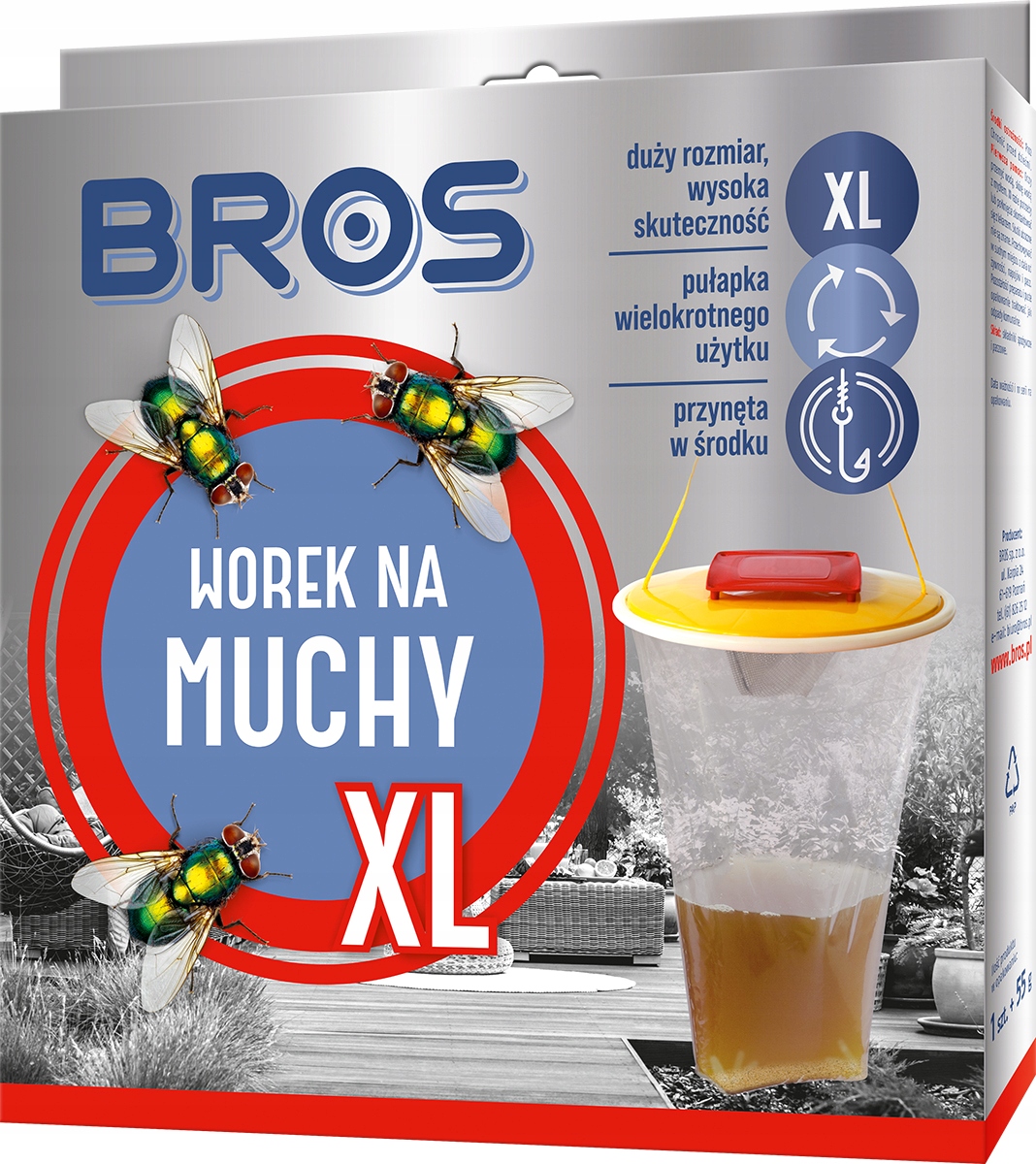

Worek Na Muchy XL pułapka z przynętą Bros