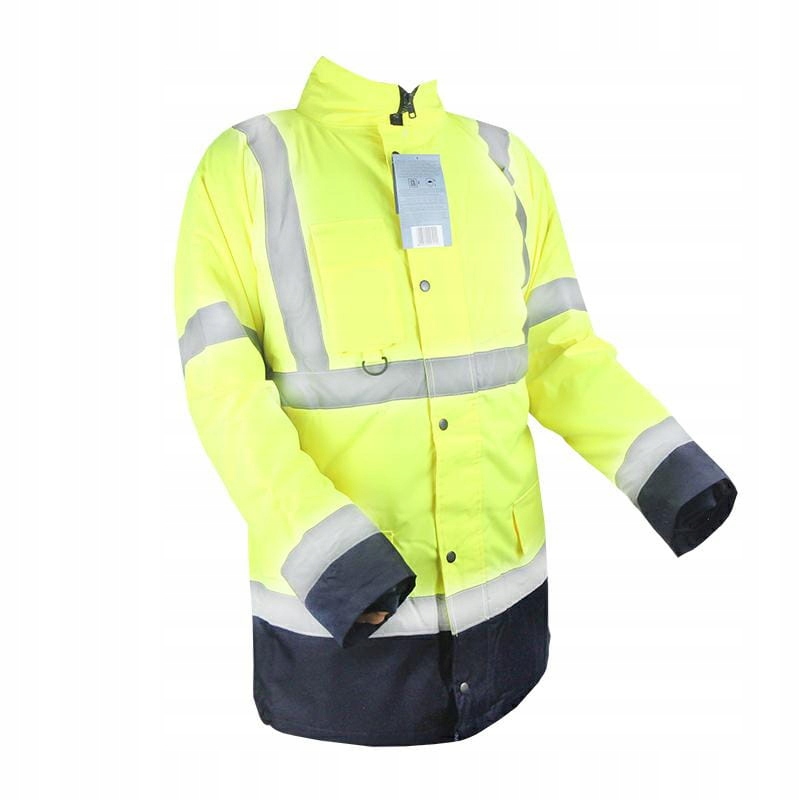 Fluorescenční zateplená bunda Vel XL "Uran" žlutá KUURANZ2xL