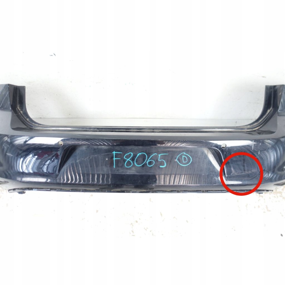 bumper rear part rear VW GOLF VII 7 5G 4XPDC 12-16 HB 5G6807421