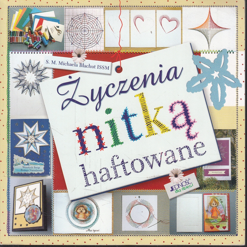 ŻYCZENIA NITKĄ HAFTOWANE * BŁACHUT