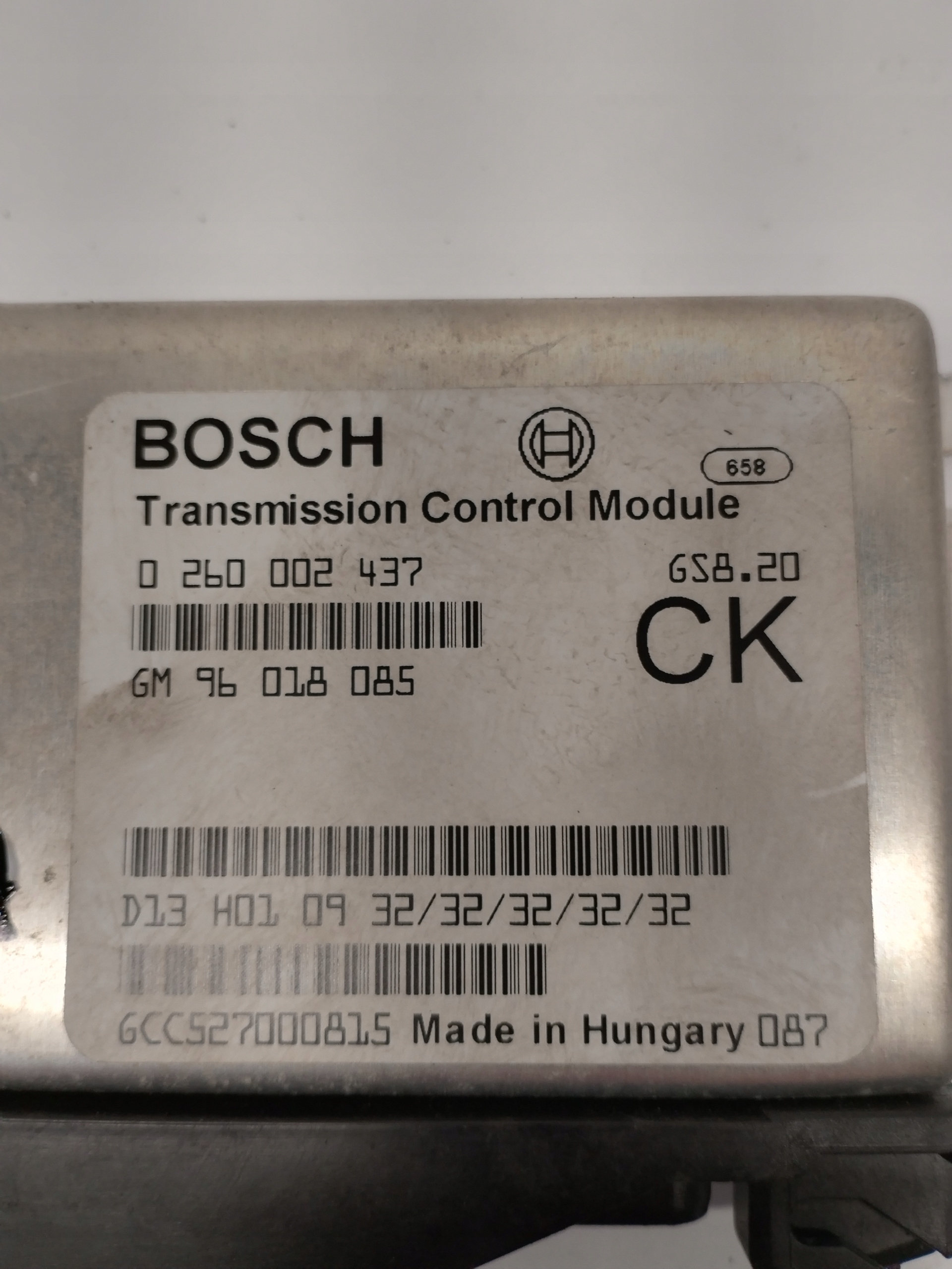 computer control unit of the engine Opel Omega 0260002437
