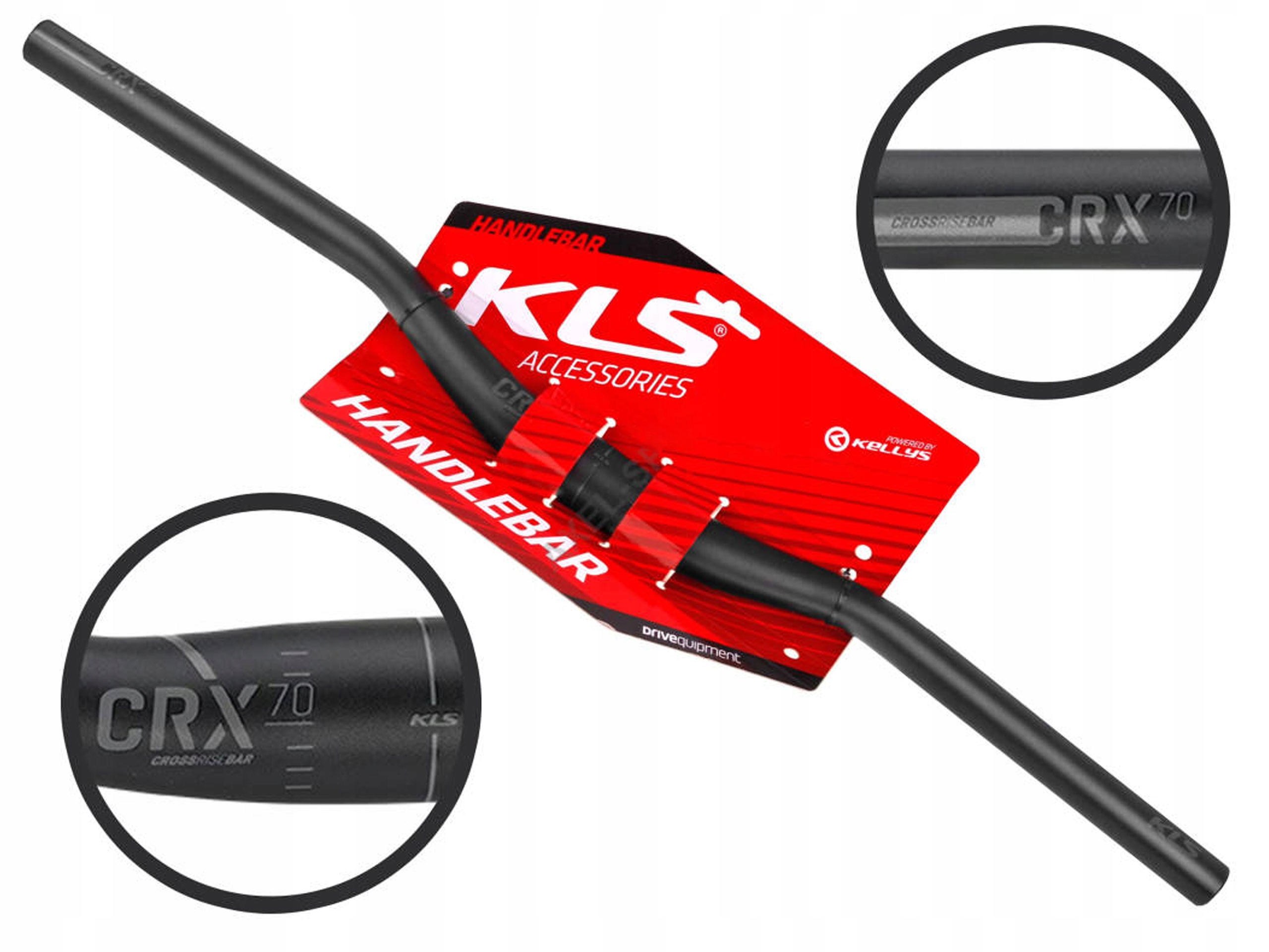 

Kierownica Kellys Crx 70 31.8 640mm czarna