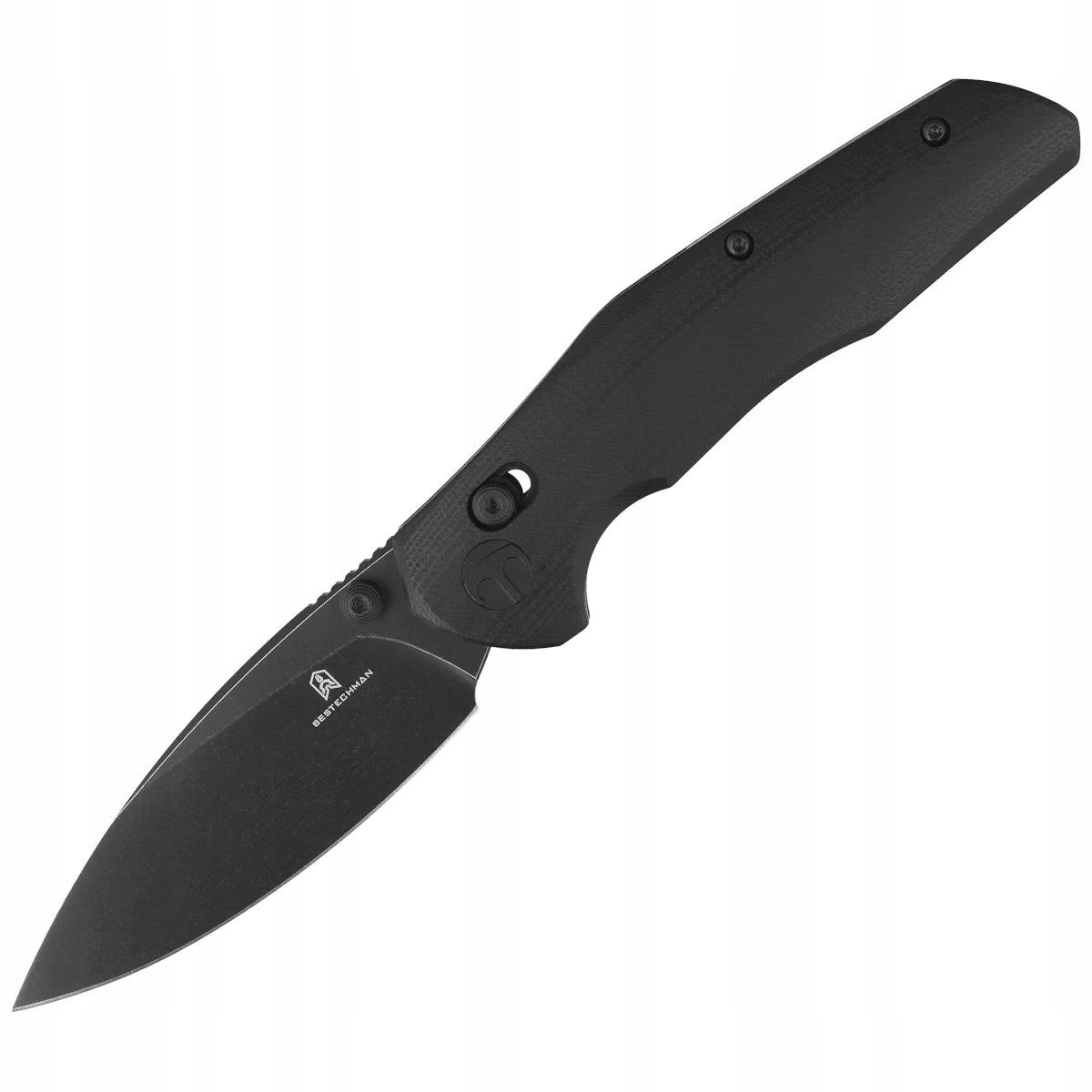 Nóż składany Bestechman Ronan Black G10, Black Pvd (BMK02N)
